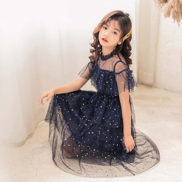 Sugar Rush Embellished Dress Navy