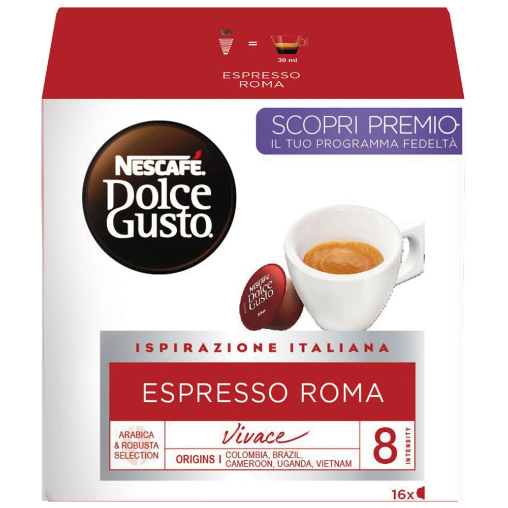Dolce Gusto Espresso Roma, pack of 16 capsules