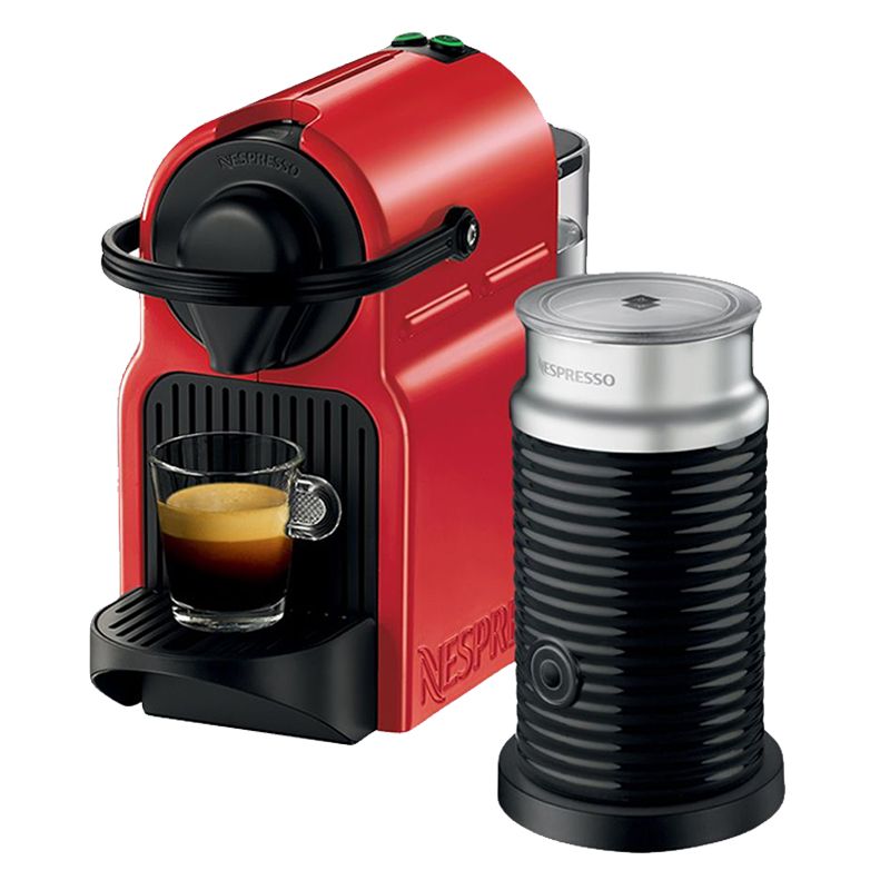 Nespresso Inissia C40 coffee machine with Aeroccino